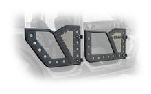 Load image into Gallery viewer, DV8 Offroad Jeep 18+ Wrangler JL / 20+ Gladiator JT Front Rock Doors w/ Perforated Aluminum Mesh
