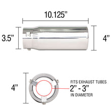 Load image into Gallery viewer, Spectre Exhaust Tip 4in. Resonated
