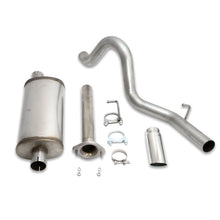 Load image into Gallery viewer, JBA 04-06 Jeep Wrangler LJ 2.4L/4.0L 304SS Single Rear Exit Cat-Back Exhaust
