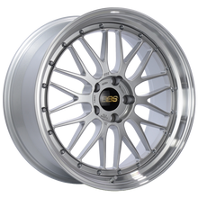 Load image into Gallery viewer, BBS LM 20x9 5x120 ET20 Diamond Silver Center Diamond Cut Lip Wheel -82mm PFS/Clip Required
