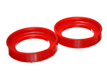 Load image into Gallery viewer, Energy Suspension 96-00 Honda Civic/CRX / 99-00 Honda Civic Si Red Front Coil Spring Isolator Set
