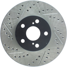 Load image into Gallery viewer, StopTech 03-08 Pontiac Vibe / 05-09 Scion tc Right Front Slotted &amp; Drilled Rotor
