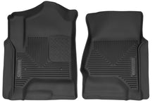 Load image into Gallery viewer, Husky Liners 14 Chevrolet Silverado 1500 / GMC Sierra 1500 X-Act Contour Black Front Floor Liners
