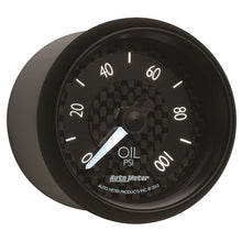 Load image into Gallery viewer, Autometer GT Series 52mm Full Sweep Electronic 0-100 PSI Oil Pressure Gauge
