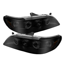 Load image into Gallery viewer, Spyder Honda Accord 98-02 1PC Projector Headlights LED Halo Amber Reflctr Blk PRO-YD-HA98-AM-BK
