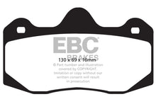 Load image into Gallery viewer, EBC 01-04 Aston Martin Vanquish 5.9 (AP Caliper) Bluestuff Rear Brake Pads
