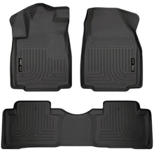 Load image into Gallery viewer, Husky Liners 09-12 Honda Pilot (All) WeatherBeater Combo Black Floor Liners (One Piece for 2nd Row)
