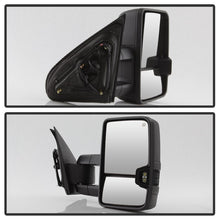 Load image into Gallery viewer, xTune Chevy Silverado 14-16 Heated Smoke LED Signal Telescoping Mirrors MIR-CSIL14S-G2-PWH-SM-SET
