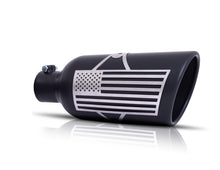 Load image into Gallery viewer, Gibson Patriot Series Rolled Edge Slash-Cut Tip - 5in OD/2.25-2.5in Inlet/12in Length - Blk Ceramic
