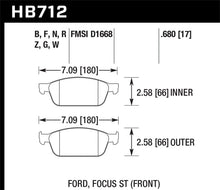 Load image into Gallery viewer, Hawk 13 Ford Focus DTC-30 Front Race Brake Pads
