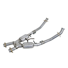 Load image into Gallery viewer, BBK 86-93 Mustang 5.0 High Flow X Pipe With Catalytic Converters - 2-1/2
