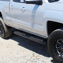 Load image into Gallery viewer, Westin 2014-2018 Chevrolet/GMC Silverado Sierra 1500 Dbl Cab PRO TRAXX 4 Oval Nerf Step Bars - Black
