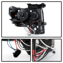 Load image into Gallery viewer, Spyder Ford F150 09-14 Projector Headlights Halogen Model- LED Halo LED Smke PRO-YD-FF15009-HL-SM
