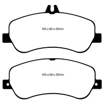 Load image into Gallery viewer, EBC 13-16 Mercedes-Benz GLK250 2.1 Twin TD Redstuff Front Brake Pads
