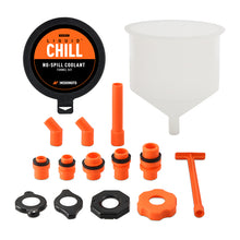 Load image into Gallery viewer, Mishimoto No-Spill Coolant Funnel Kit 15pc Set
