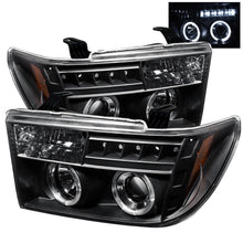 Load image into Gallery viewer, Spyder Toyota Tundra 07-133 Projector Headlights LED Halo LED Blk PRO-YD-TTU07-HL-BK
