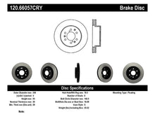 Load image into Gallery viewer, StopTech 05-10 GMC Sierra 1500 (w Rear Drum) / 07-09 GMC Yukon Front CRYO-STOP Rotor
