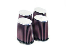 Load image into Gallery viewer, K&amp;N 2in FLG 4 X 2-3/4in B 2 X 3in T 5in L (4 PER BOX) Universal Clamp-On Air Filter
