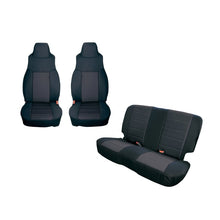 Load image into Gallery viewer, Rugged Ridge Seat Cover Kit Black 03-06 Jeep Wrangler TJ
