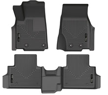 Load image into Gallery viewer, Husky Liners 21-23 Jeep Grand Cherokee L (w/2nd Rw Bnch) WeatherBeater FR+2nd Seat Floor Liner - Blk
