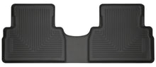 Load image into Gallery viewer, Husky Liners 2019 Hyundai Santa Fe WeatherBeater 2nd Row Black Floor Liners
