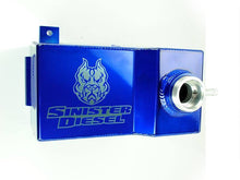 Load image into Gallery viewer, Sinister Diesel 2013-2015 GM Duramax 6.6L LML Degas Bottle - Blue
