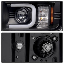 Load image into Gallery viewer, Spyder Chevy Silverado 2014-16 2500 HD Projector Headlights Light Bar DRL Blk PRO-YD-CSHD14-LBDRL-BK

