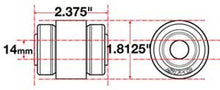 Load image into Gallery viewer, SPC Performance Flex Joint X-AXIS Jeep JK Rear UCA 14mm X 2 X 1.8125
