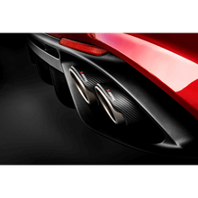 Load image into Gallery viewer, Akrapovic 2018+ Alfa Romeo Giulia Quadrifoglio Slip-On Line (Titanium) w/Titanium/Carbon Fiber Tips
