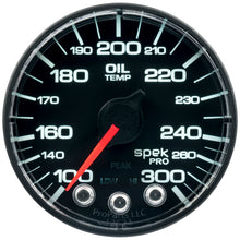 Load image into Gallery viewer, Autometer Spek-Pro 52.4mm 100-300 F Deg Digital Stepper Motor Oil Temp Gauge
