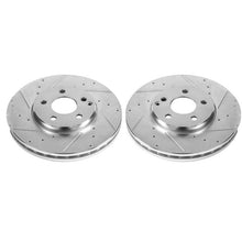 Load image into Gallery viewer, Power Stop 04-05 Mercedes-Benz E320 Front Evolution Drilled &amp; Slotted Rotors - Pair
