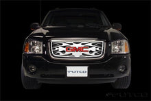 Load image into Gallery viewer, Putco 02-08 GMC Envoy w/ Logo CutOut Flaming Inferno Stainless Steel Grille
