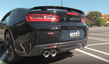 Load image into Gallery viewer, QTP 16-18 Chevrolet Camaro SS 6.2L 304SS Screamer Axle Back Exhaust w/4in Quad Tips
