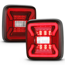 Load image into Gallery viewer, ANZO 18-19 Jeep Wrangler JL LED Taillights Black
