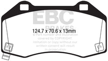 Load image into Gallery viewer, EBC 2017+ Fiat 124 Spider 1.4L Turbo Abarth Ultimax2 Front Brake Pads
