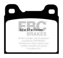 Load image into Gallery viewer, EBC 91-93 Volvo 740 2.3 (ABS) (Girling) Yellowstuff Rear Brake Pads
