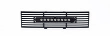 Load image into Gallery viewer, Putco 11-14 Ford F-150 - EcoBoost Bumper Grille Inserts - Black SS Bar and 10in Luminix Light Bar
