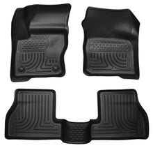 Load image into Gallery viewer, Husky Liners 2012 Ford Focus (4DR/5DR) WeatherBeater Combo Black Floor Liners
