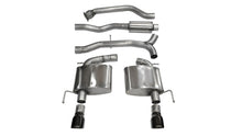 Load image into Gallery viewer, Corsa 13-14 Cadillac ATS Sedan 2.0L A/T Black Sport Dual Rear Cat-Back Exhaust
