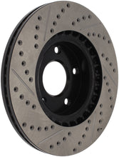 Load image into Gallery viewer, StopTech 1/02-05 Infiniti G35 (alloy disc) / 6/02-05 Nissan 350Z Slotted &amp; Drilled Left Front Rotor
