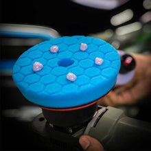 Load image into Gallery viewer, Chemical Guys Hex-Logic Quantum Glaze/Finishing Pad - Blue - 5.5in
