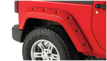 Load image into Gallery viewer, Bushwacker 07-18 Jeep Wrangler Pocket Style Flares 2pc Fits 2-Door Sport Utility Only - Black
