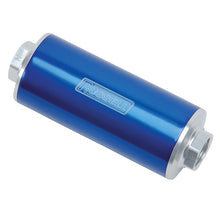 Load image into Gallery viewer, Russell Performance Profilter Fuel Filter 6in Long 60 Micron -10AN Inlet -10AN Outlet - Blue
