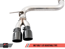Load image into Gallery viewer, AWE Tuning VW MK7 Golf 1.8T Touring Edition Exhaust w/Diamond Black Tips (90mm)
