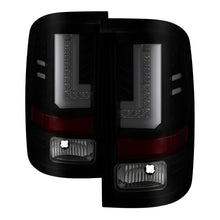 Load image into Gallery viewer, Spyder GMC Sierra 2016-2017 Light Bar LED Tail Lights - Black Smoke ALT-YD-GS16-LED-BSM
