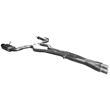 Load image into Gallery viewer, Kooks 18+ Mustang 5.0L 4V Convertible 3in Cat-Back w/ X-Pipe 4in Slash Cut Polished Tips Exhaust
