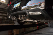 Load image into Gallery viewer, Stainless Works 2009-13 C6 Corvette Axleback 2-1/2in Dual Chambered Turbo Mufflers Quad 4in Tips
