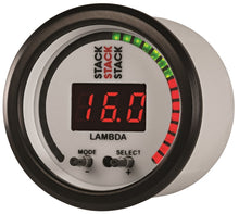 Load image into Gallery viewer, Autometer Stack 52mm Pro-Control Wideband Air/Fuel Ratio (Lambda) Gauge - White
