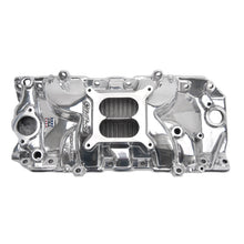Load image into Gallery viewer, Edelbrock Polished B/B Chevy O-Port RPM Air-Gap Manifold
