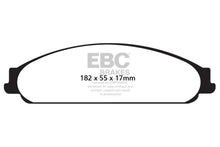 Load image into Gallery viewer, EBC 04-07 Ford Five Hundred 3.0 Redstuff Front Brake Pads
